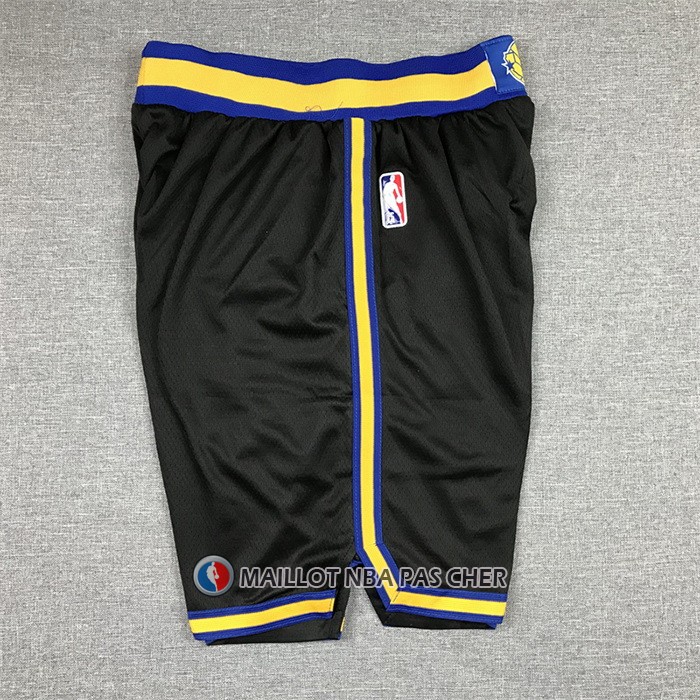 Short Golden State Warriors Ville Edition 2021-22 Noir